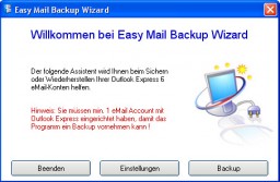 Easy Mail Backup Wizard miniatyrbild