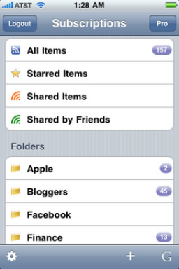 Feeddler RSS Reader for iPad and iPhone miniatyrbild