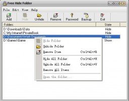 Free Hide Folder miniatyrbild