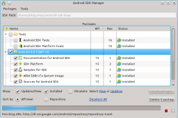 Google Android SDK for Linux miniaturka