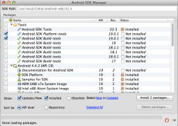 Google Android SDK for Mac miniaturka