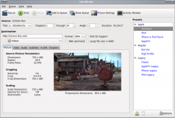 HandBrake for Linux miniatyrbild