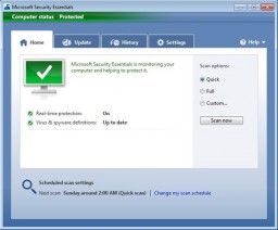 Microsoft Security Essentials miniatyrbild