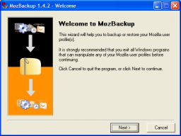 MozBackup thumbnail