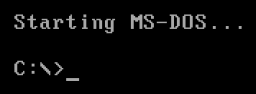 MS-DOS miniatyrbild