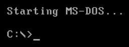 MS-DOS miniatyrbilde