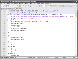 NotePad++ text editor miniaturka