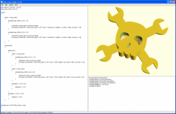 OpenSCAD miniaturka