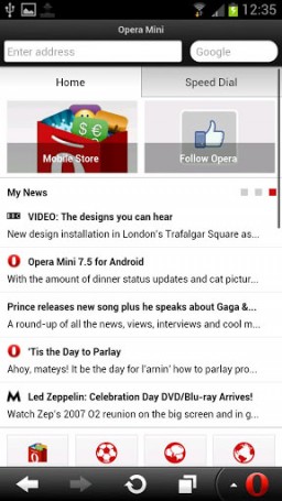 Opera Mini for Android miniatyrbild