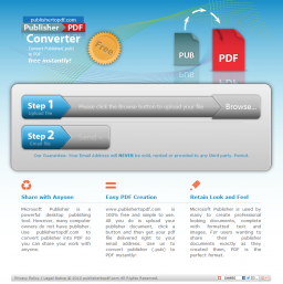 Publisher to PDF Online Converter miniatyrbilde