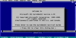 QuickBASIC miniatyrbilde