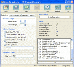 RAR Password Recovery miniatyrbilde