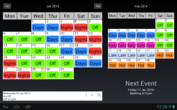 Shift Work Calendar miniatyrbilde