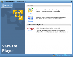 VMware Player miniaturka