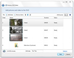 Windows DVD Maker miniatyrbilde