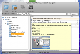 Zipeg for Mac thumbnail