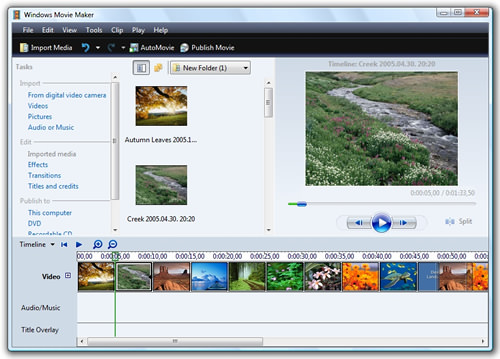 Windows Movie Maker - informations de base et extensions de fichier associées - File Extension